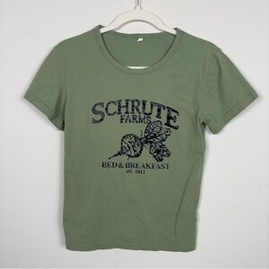 The Office Green Schrute Farms Short Sleeve Tee